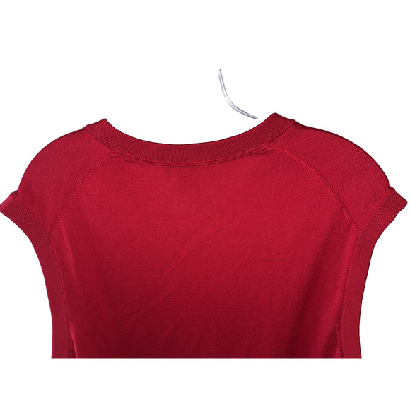 Daniel Cremieax Red Wool Red Sweater Vest Size L - Picture 6 of 10